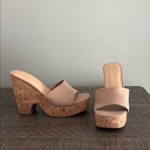 JustFab Kara Wedge: 8